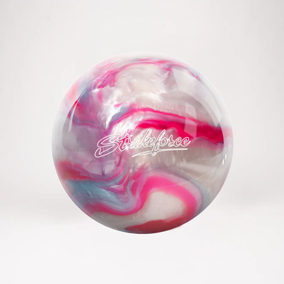 Picture of KR Strikeforce Polyester Pink Sky White Bowling Ball